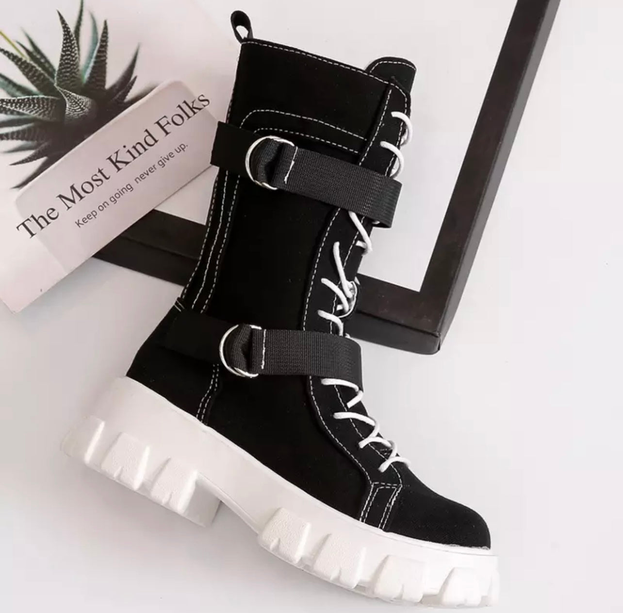 Strap Me Down Fashion Boots