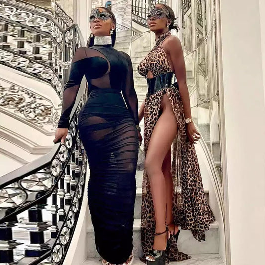 Black Mid Nite Long Dress