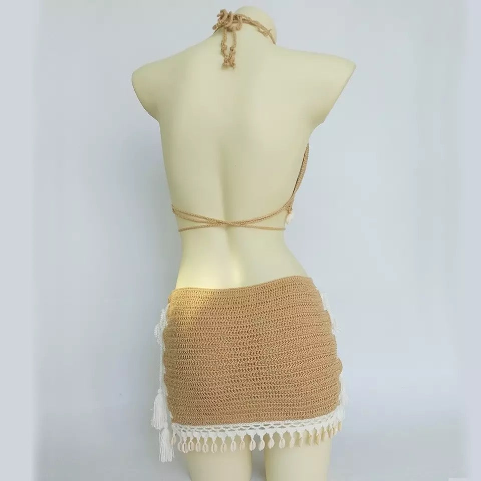 3 Piece Shell Bikini