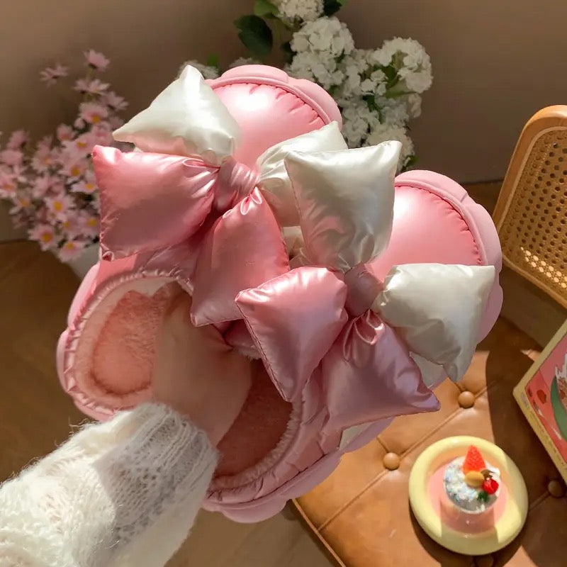 Super 3D Bow Slippers