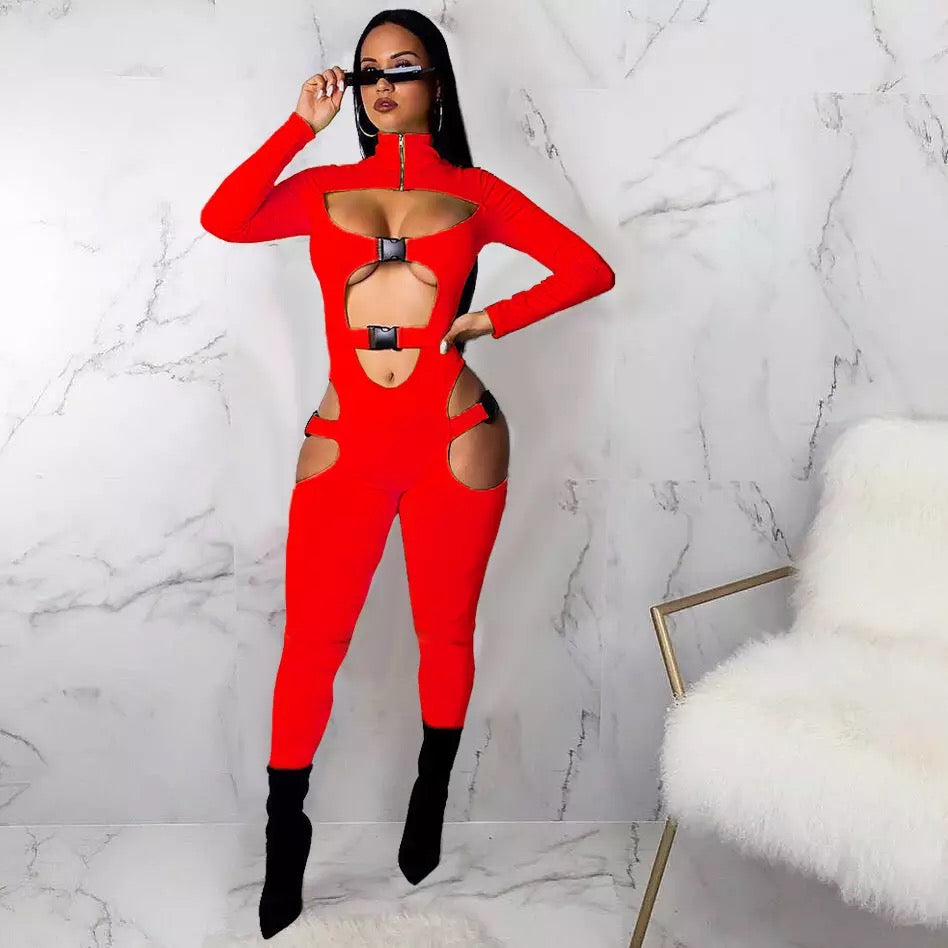 Cut-Out Jumpsuit