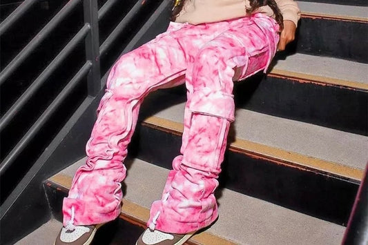 Sexy Stacked Cargo Pants