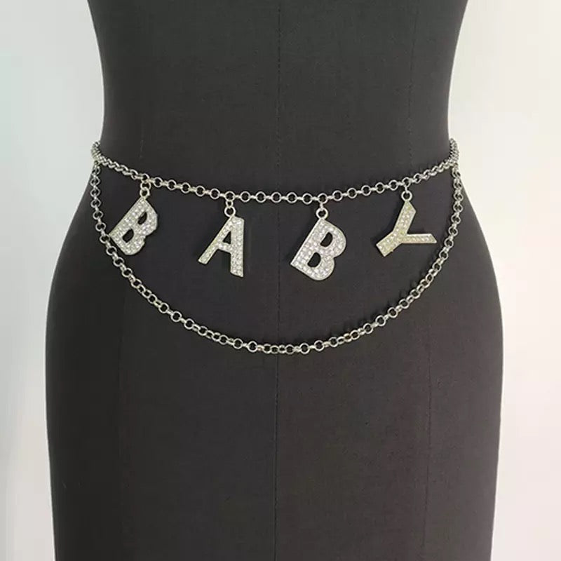 Letter Chain Belts