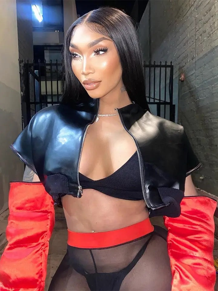 Retro Off Sleeve Jacket