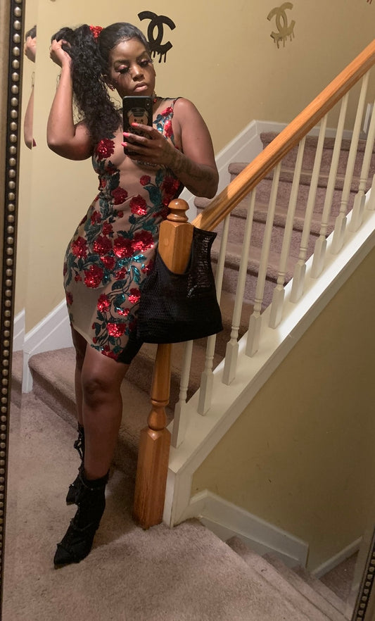 Flower Night Club Dress