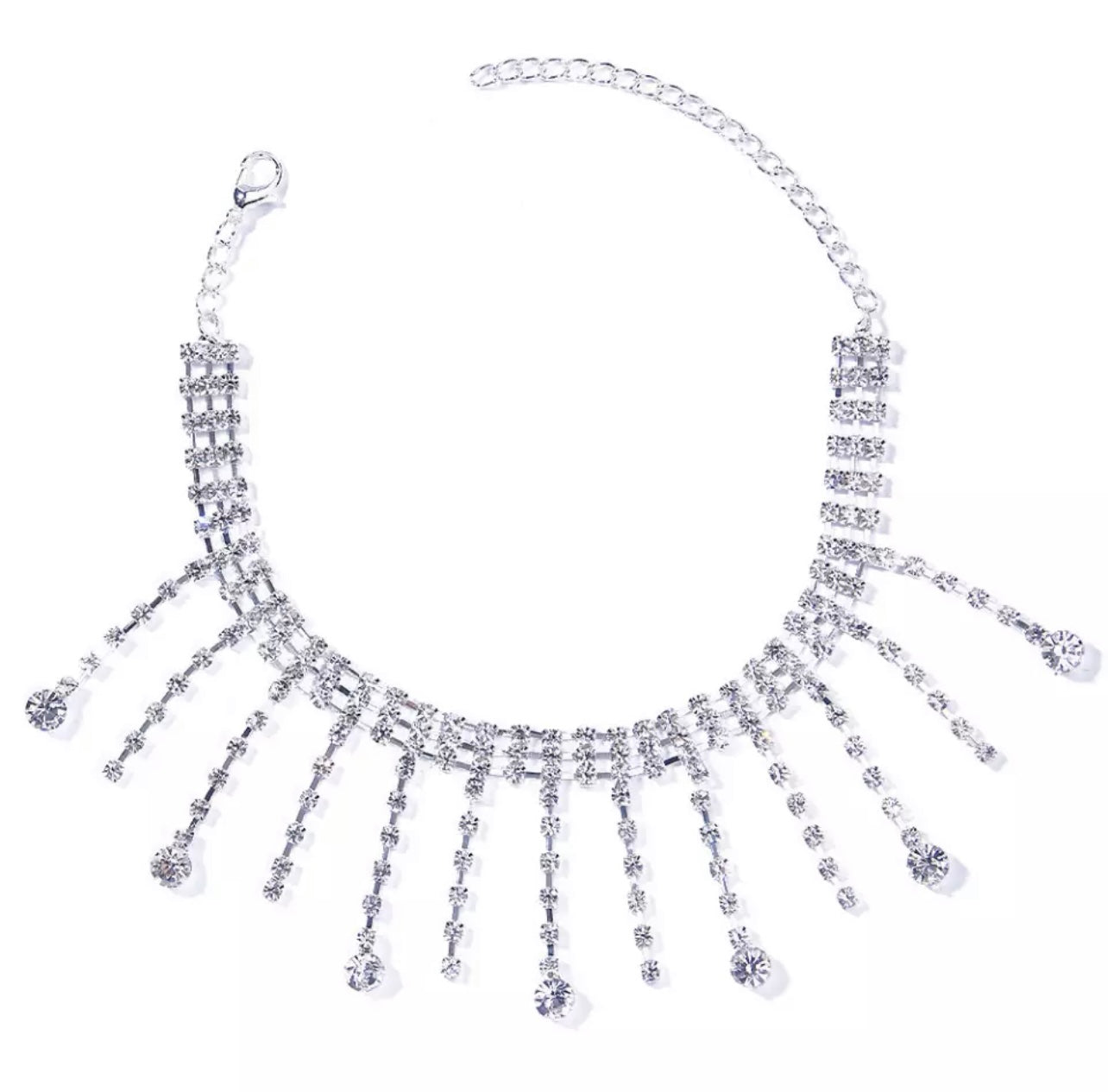 Rhinestones Ankle Chain