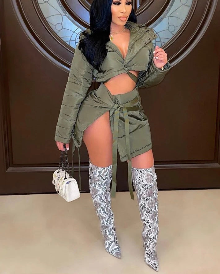 Puff Skirt Set