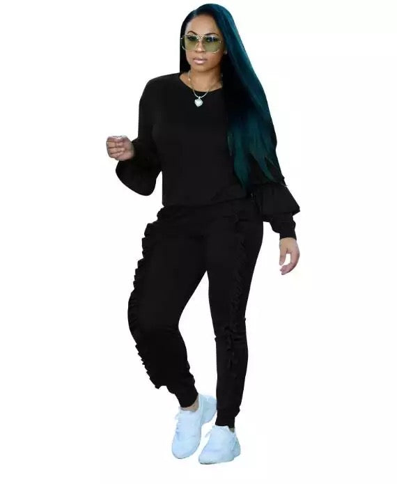 Ruffle Pants Set