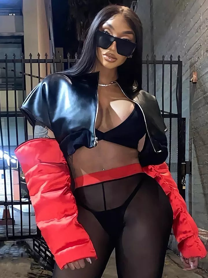 Retro Off Sleeve Jacket