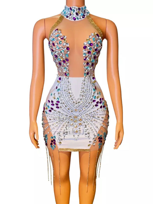 Party V Cut Out Dress
