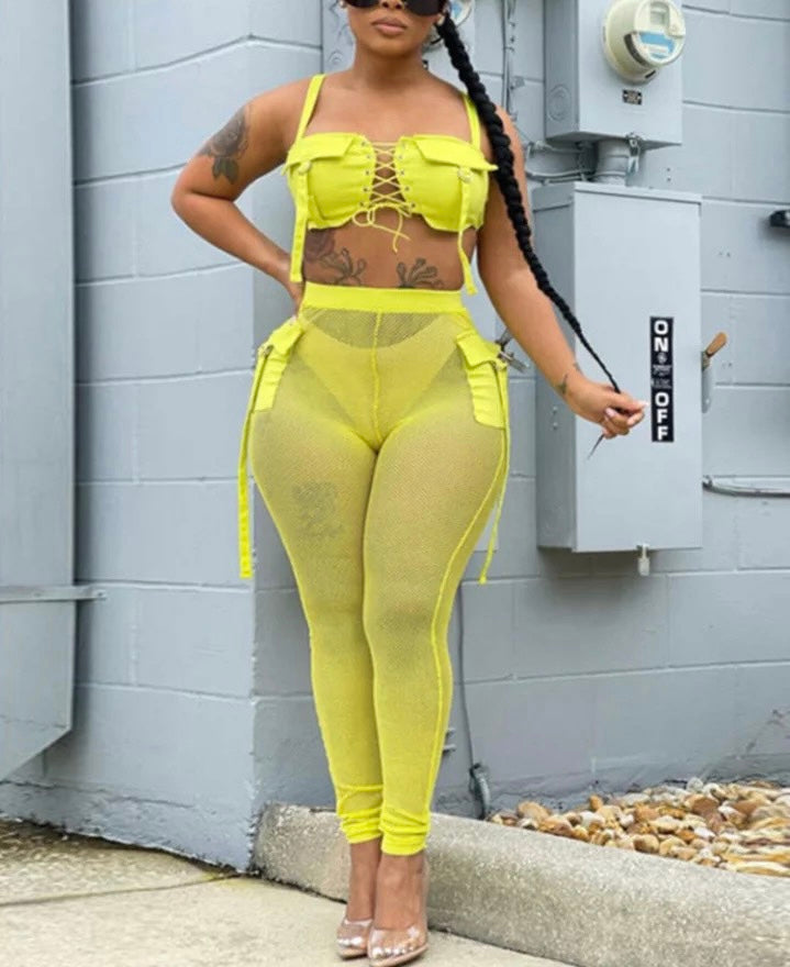 Hot Girl Pants Set