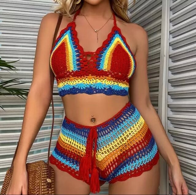 Net 2 Piece Swimwear