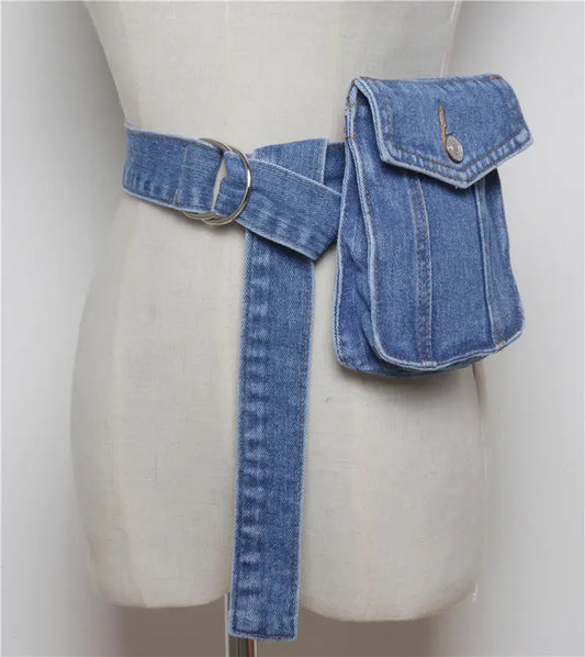 Denim Pocket Fanny