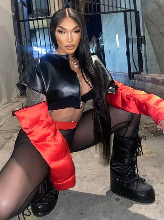 Retro Off Sleeve Jacket