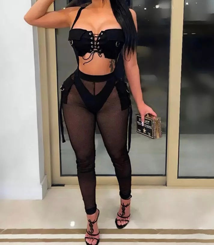 Hot Girl Pants Set
