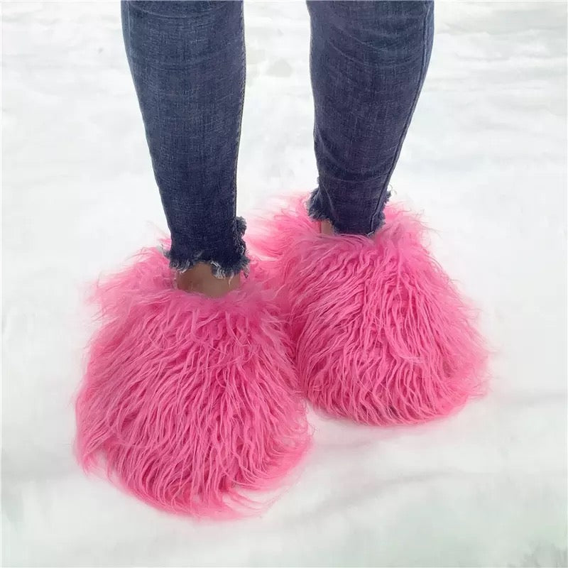 Long Hair Furry Slipper