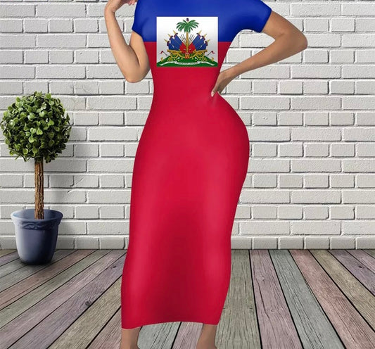 Sexy Haitian Fitted Dress