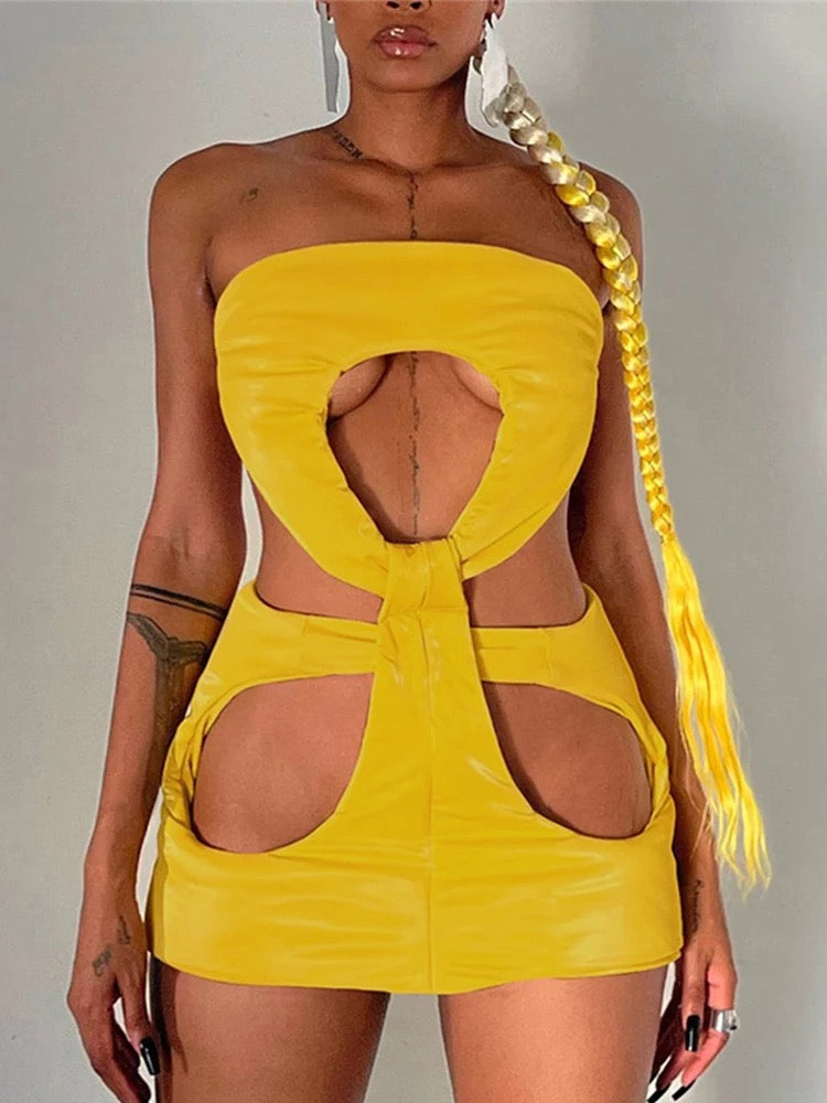 Cut Out Party Dress
