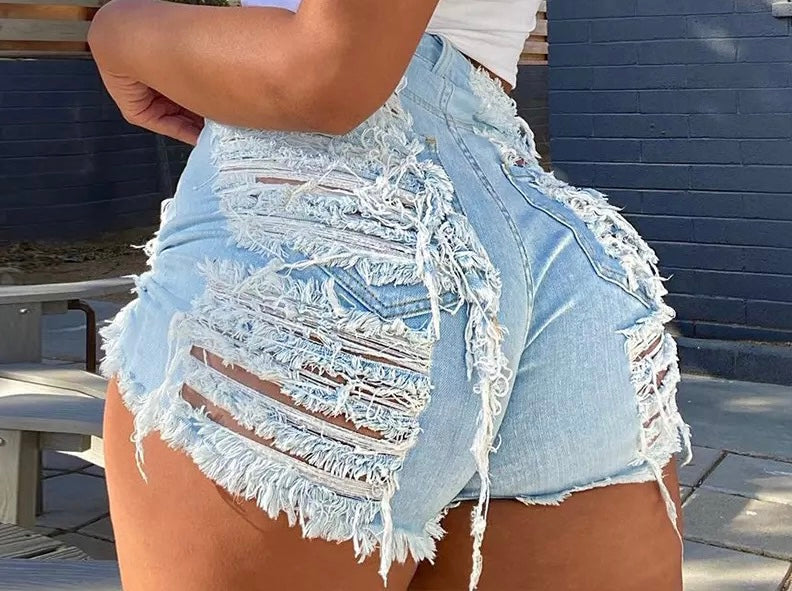 Ripped Booty Shorts