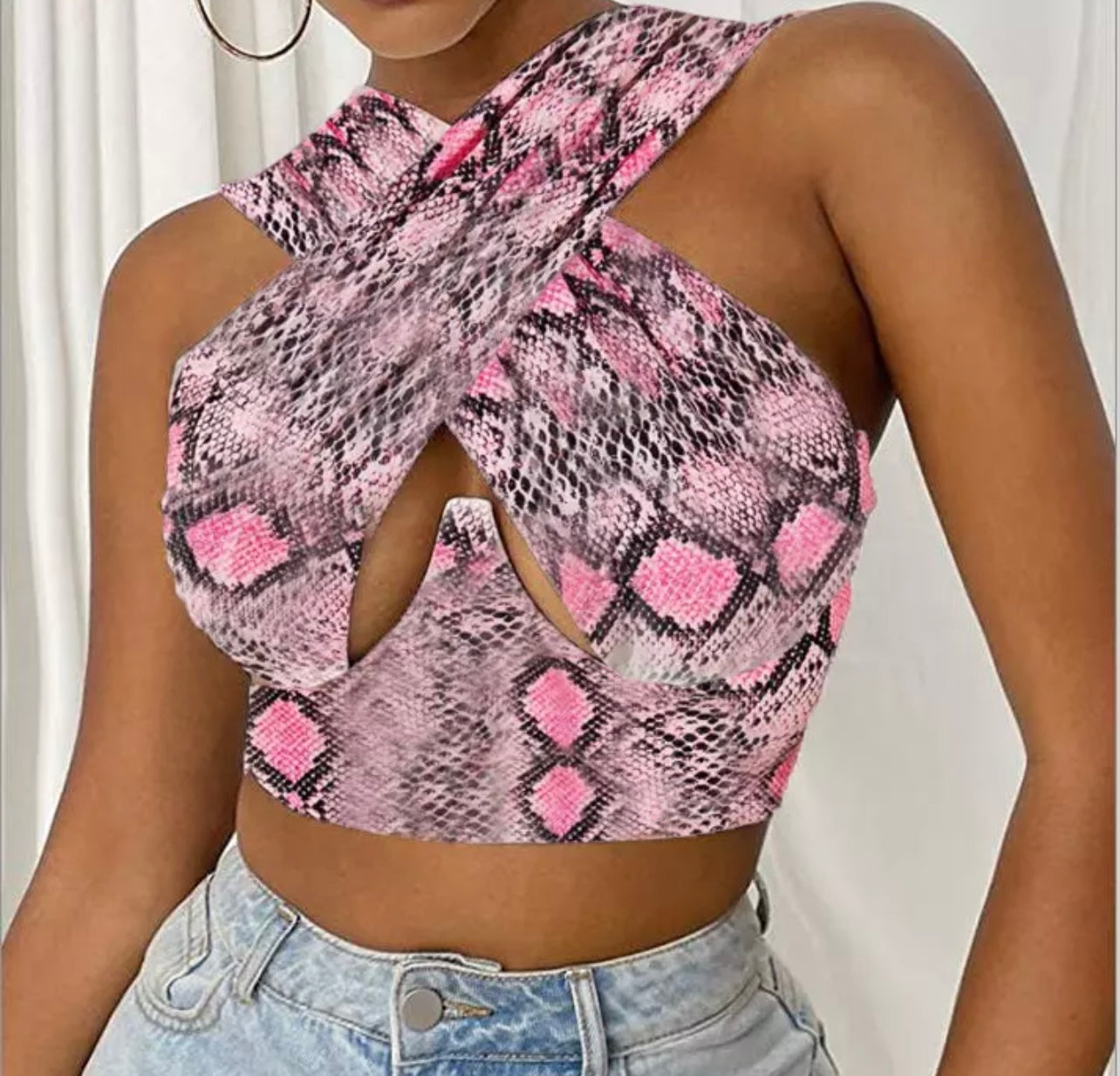Kriss Cross Crop Top