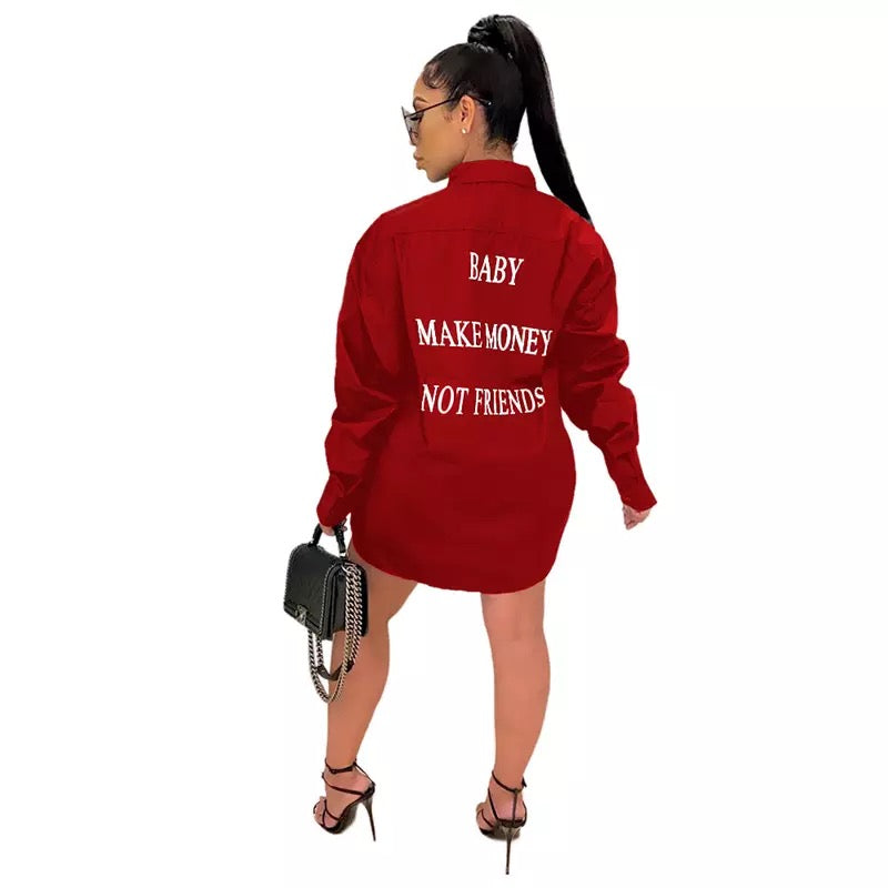 Make Money Not Friends Dress