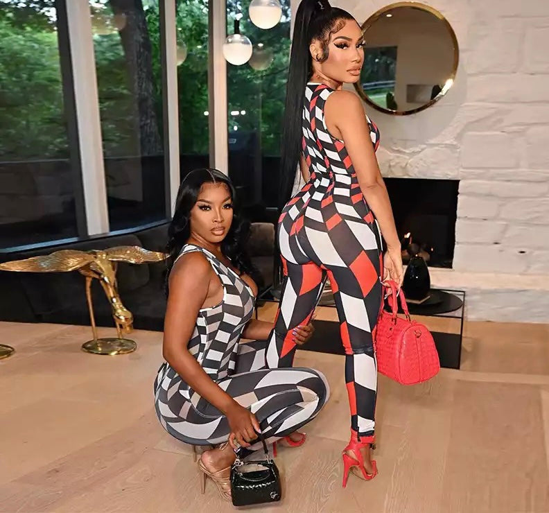 Checkered Jumpsuit