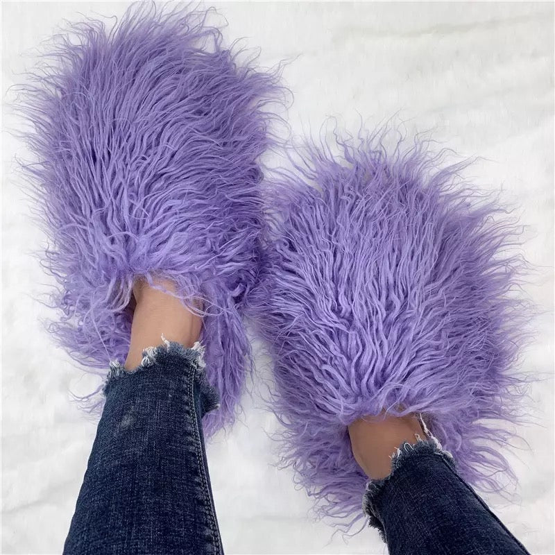Long Hair Furry Slipper