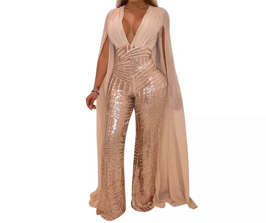 Classy Sequin Jumpsuit