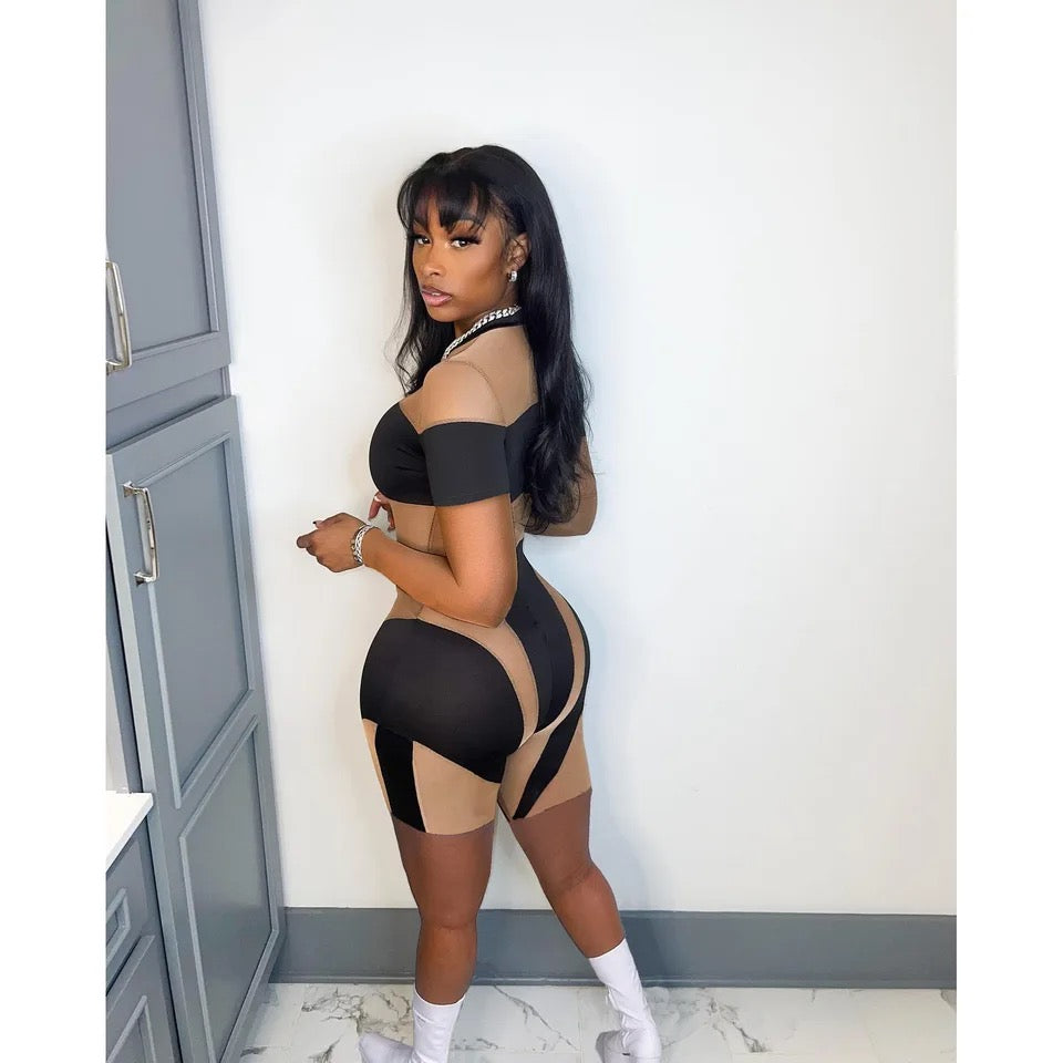 Sexy Mesh Short Set