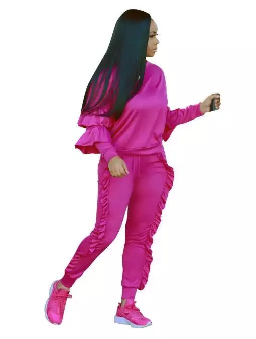 Ruffle Pants Set
