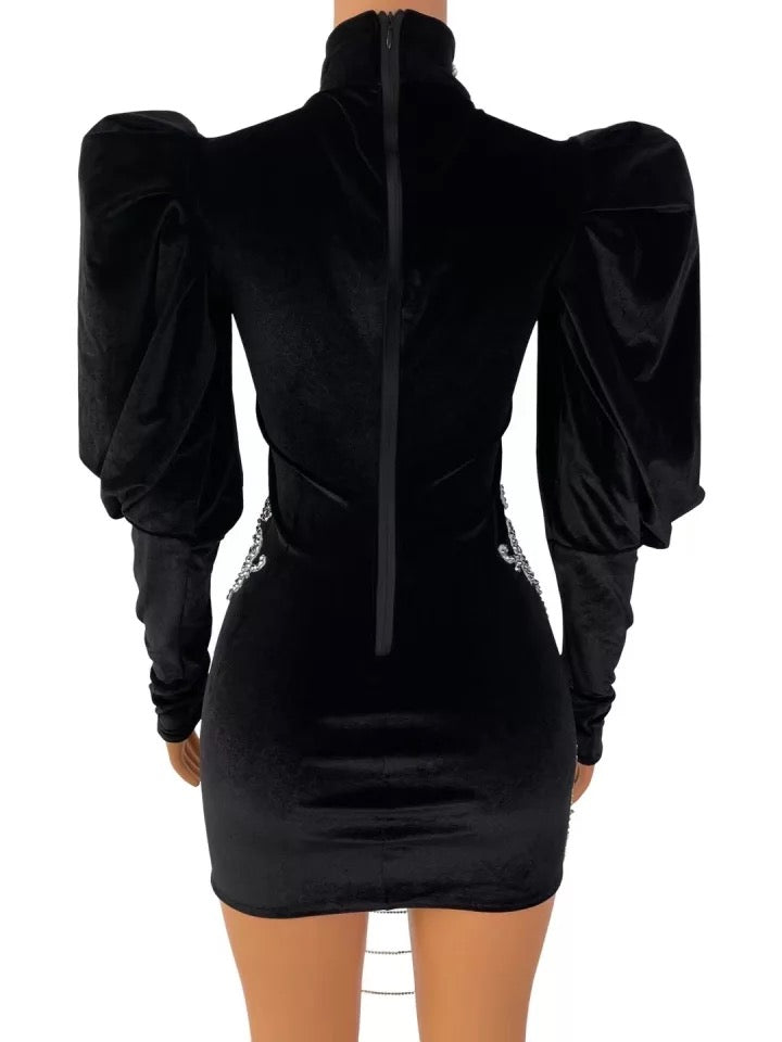 Celebrity Fashion Chain Dress