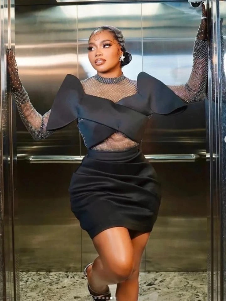 Criss Cross Sexy Dress