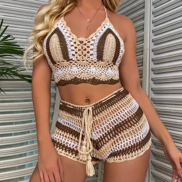 Net 2 Piece Swimwear