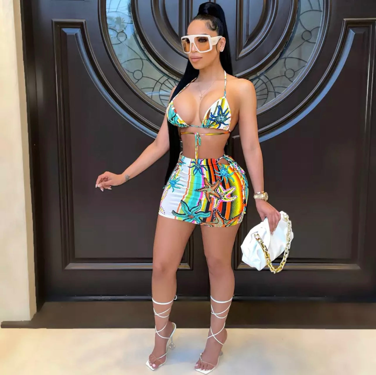 Hot Girl Skirt Set
