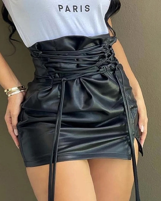 High Wasted laced Skirt