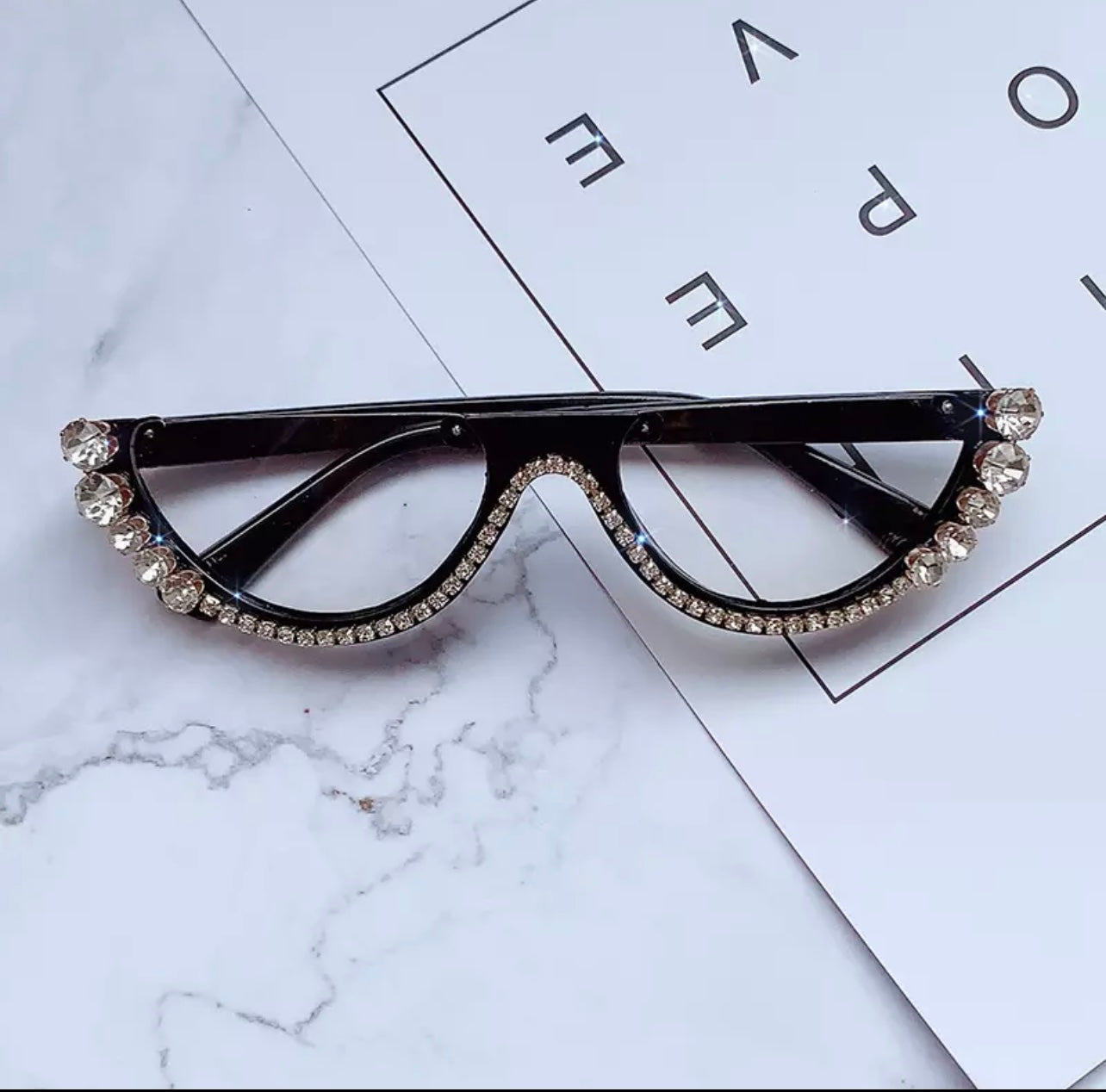Half Diamond Sunglasses
