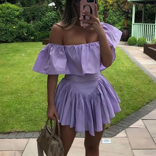 Ruffle Mini Dress