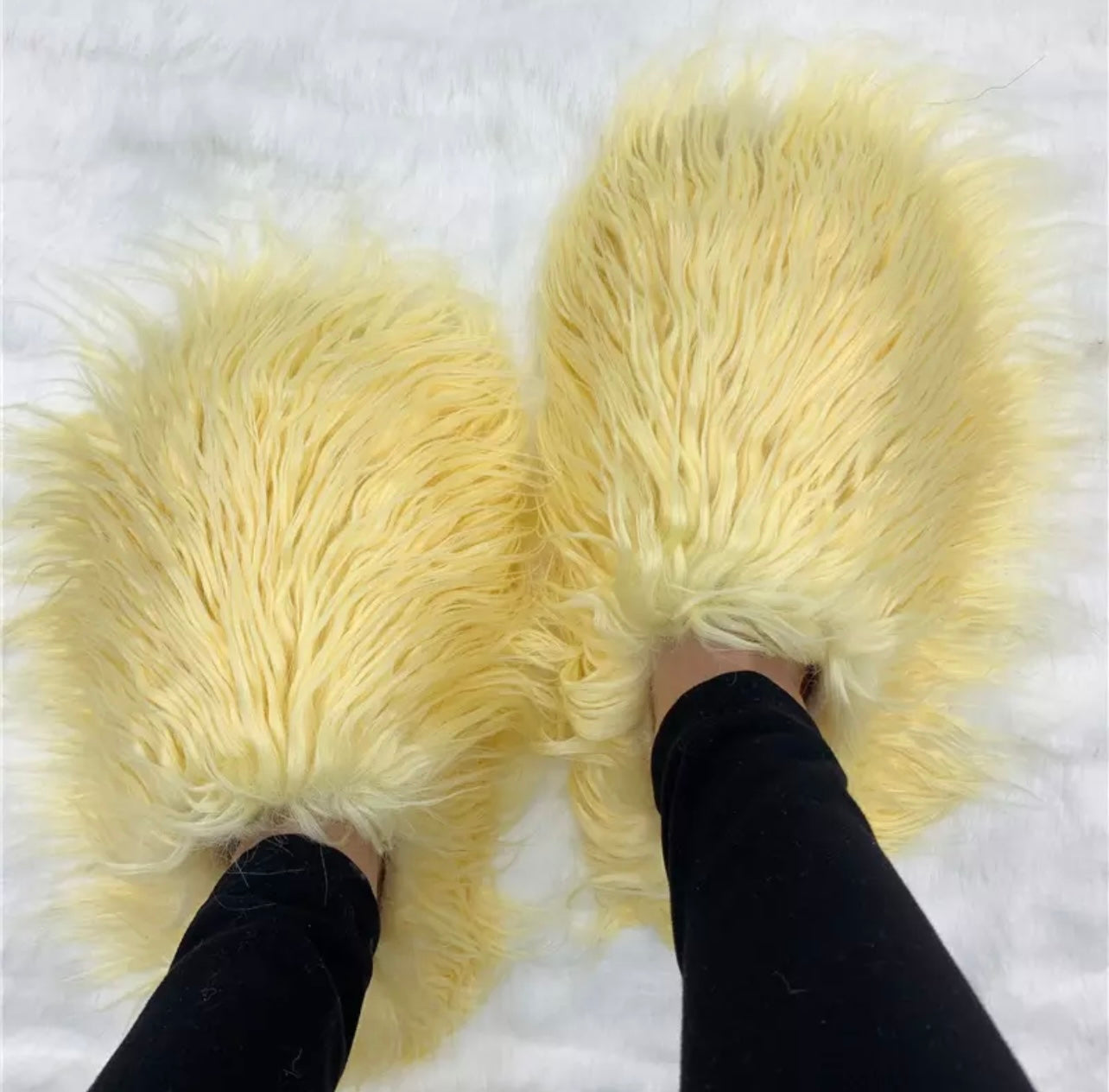 Long Hair Furry Slipper