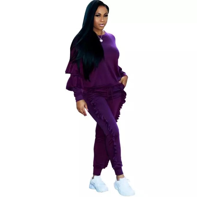 Ruffle Pants Set