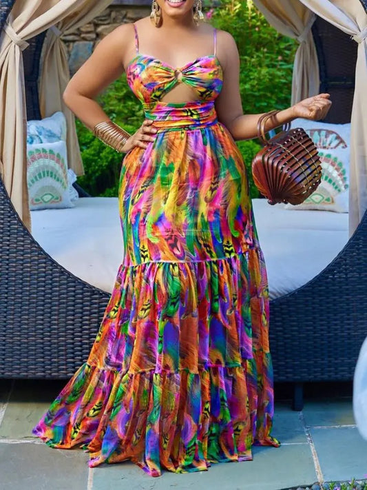 Summer Printed Maxi Dress