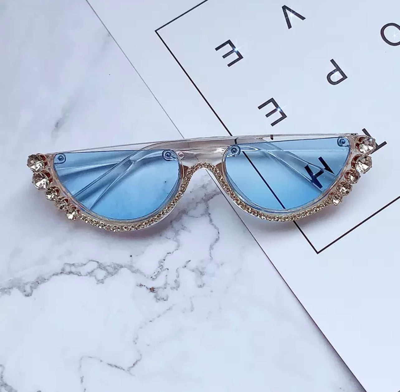 Half Diamond Sunglasses