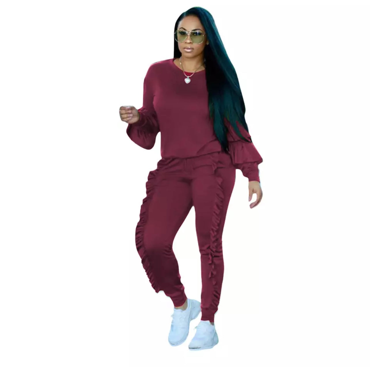 Ruffle Pants Set