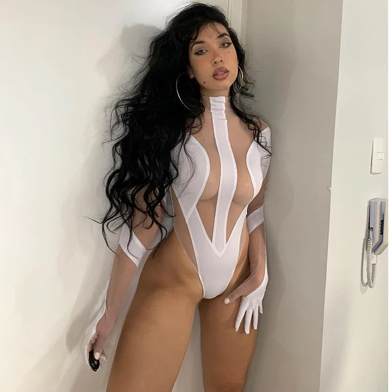 One Piece Stretchy Bodysuit