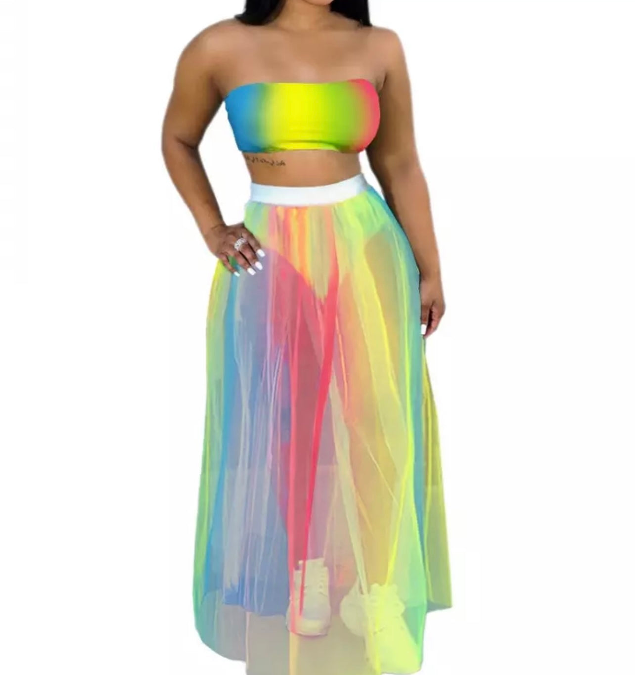 Sexy Mesh 2 Piece Beach Wear