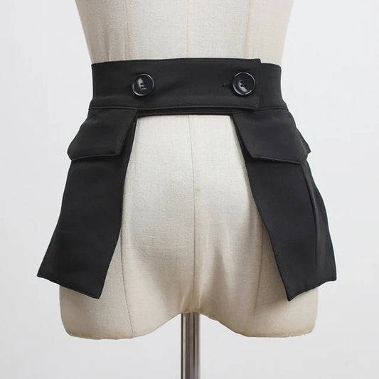 Double Button Pocket Belt