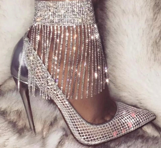 Rhinestones Ankle Chain
