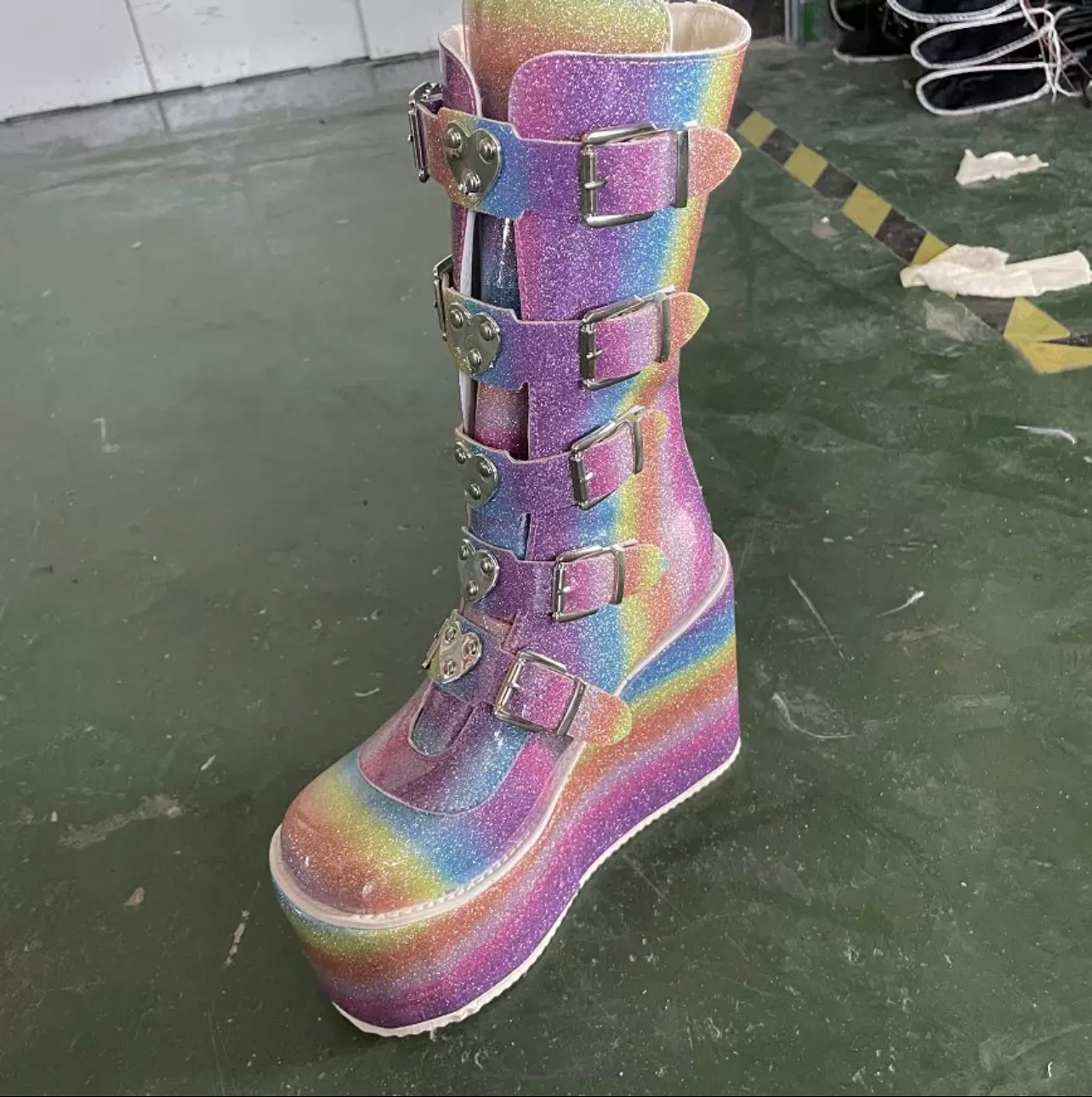 Buckle Me Up Heart Boots