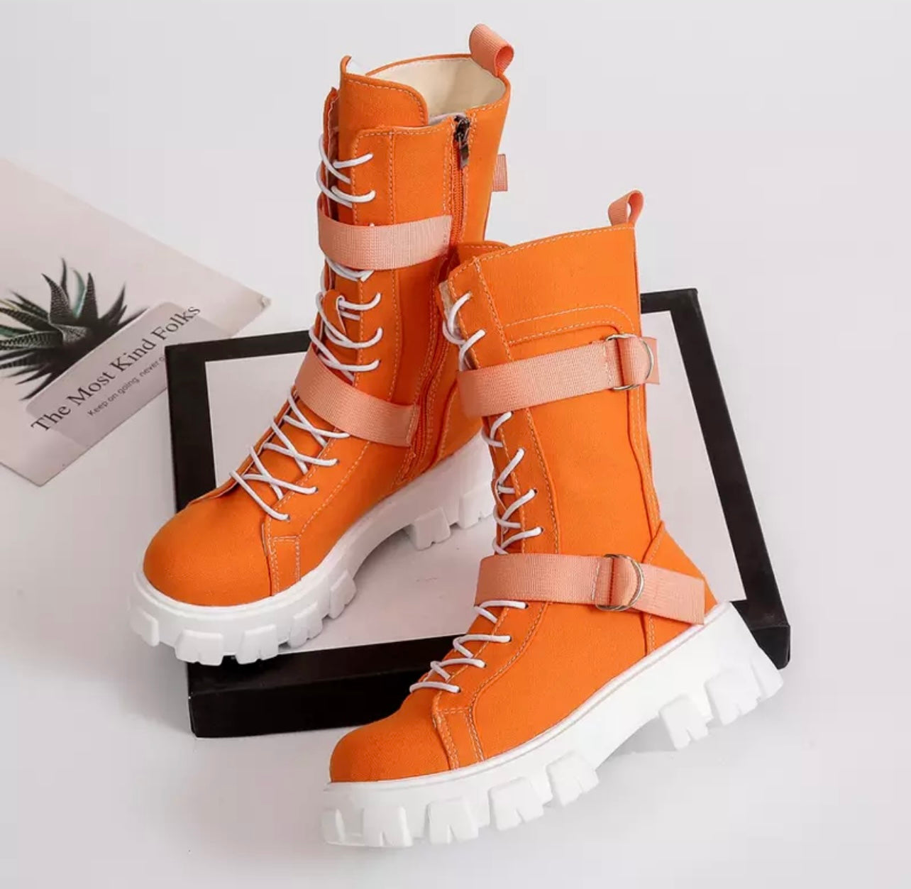 Strap Me Down Fashion Boots