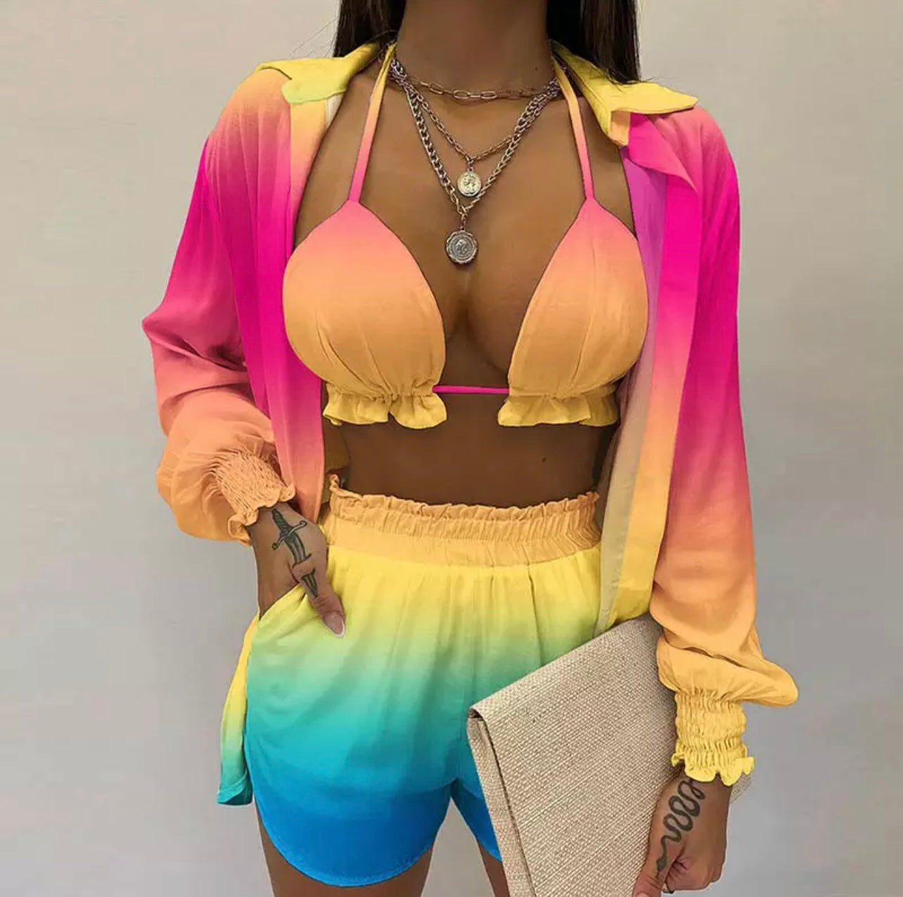 3 Piece Beach Wear