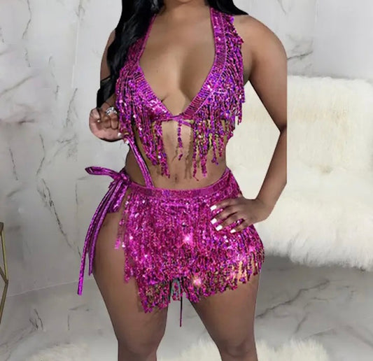 Sexy Tassel Swim Suite